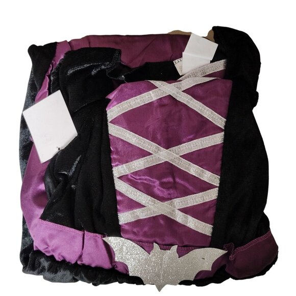 Morph Girls M (7/8) Purple Witch Dress and Hat Halloween Costume - Picture 5 of 7